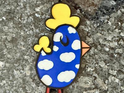 Graffiti Chicken Wall Hanger