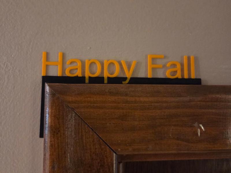 Happy Fall Door Corner