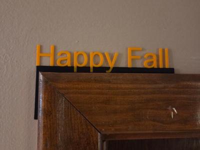 Happy Fall Door Corner