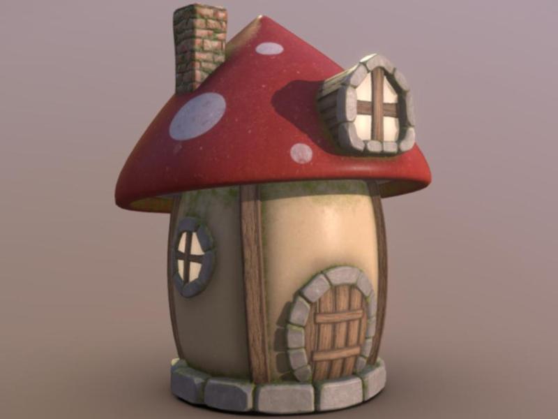 mushroom house
