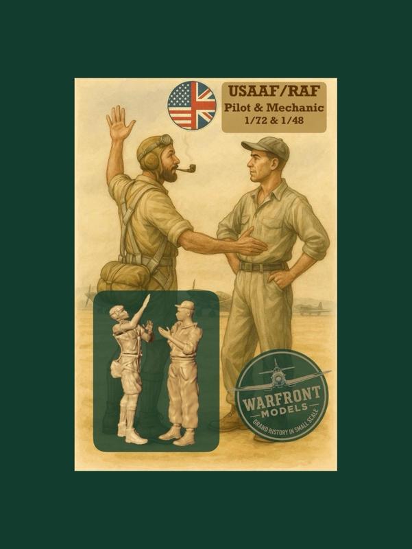 "Combat Recap ww2 Pilot and Mechanic USAAF / RAF