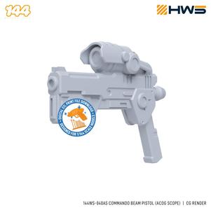 144WS-040AS Commando Beam Pistol (ACOG Scope). Custom Option Parts for High Grade Model Kits.