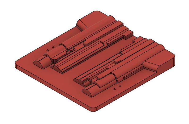 Canik TTI Combat W/ Olight PL- Turbo Holster Vac Press Mold
