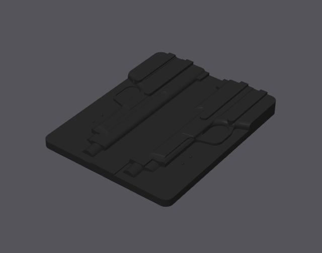 SMITH & WESSON M&P 5.7 HOLSTER VAC PRESS MOLD