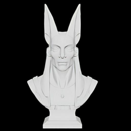 Stylized Anubis Bust