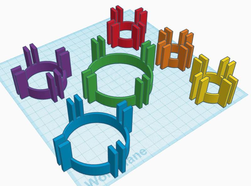 Rocket Fin Jigs (4 fins)