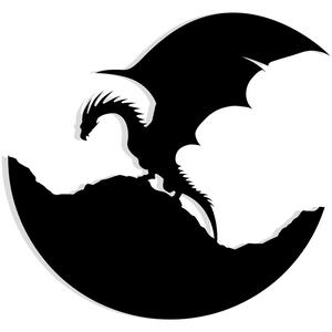 wyvern flying over a moon-shaped battlefield 1 - 2D/3D Wall Art STL+SVG For CNC Router, Plasma, Waterjet, Laser & 3D Printer