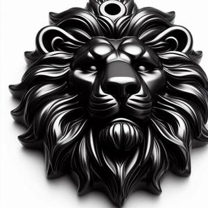 Lion Head Necklace 3D Print – Stylish Jewelry Showpiece