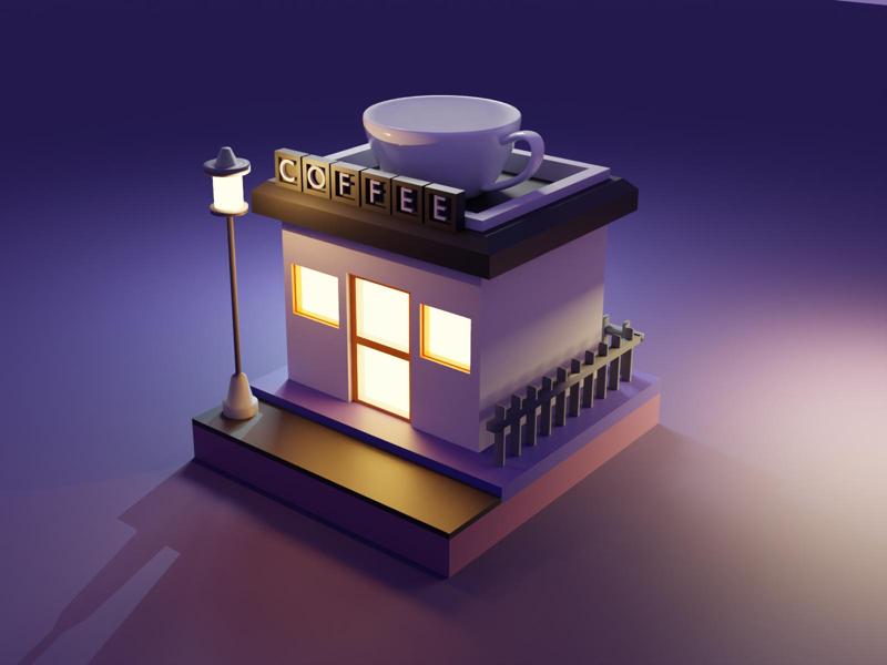 Coffee Shop 3D