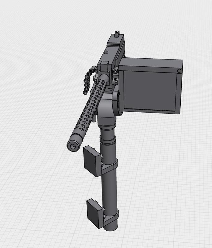 1-35 scale 30 cal. browning machine gun