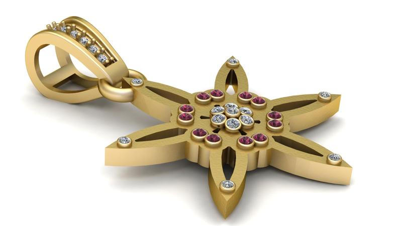 Star Pendant 3D  printable model