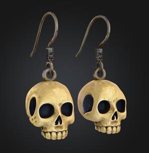 👂Scull earings - Halloween cosmetic