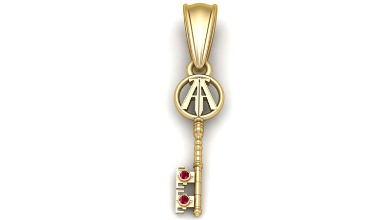 Gold Key Pendant