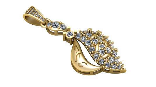 ENGAGEMENT STYLISH PENDANT 3D PRINTABLE MODEL