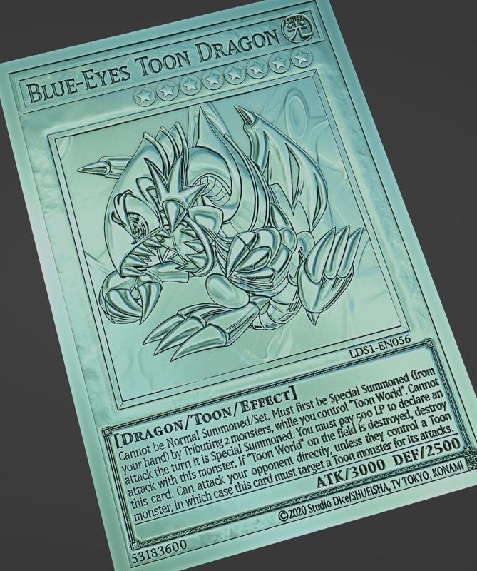 blue-eyes toon dragon - yugioh