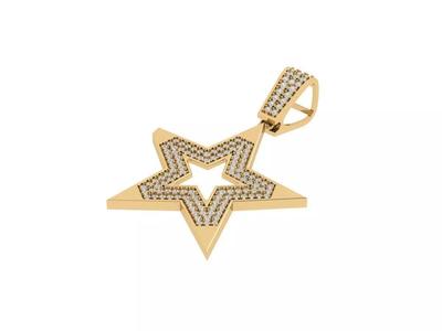Star Antiq Art Deco Pendant