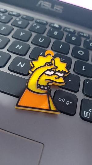 keychain lisa simpson