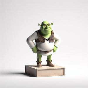 Shrek Cartoon Character – 3D Printable Figurine