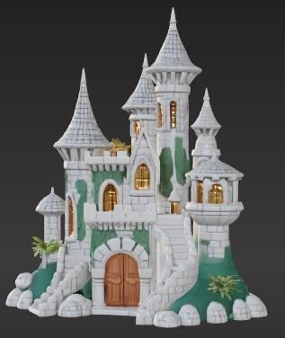 Gothic Fairytale House – Modular 3D Model Design