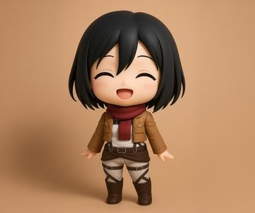 Chibi Mikasa Ackerman - Attack On Titan  Fan Art 3D Model