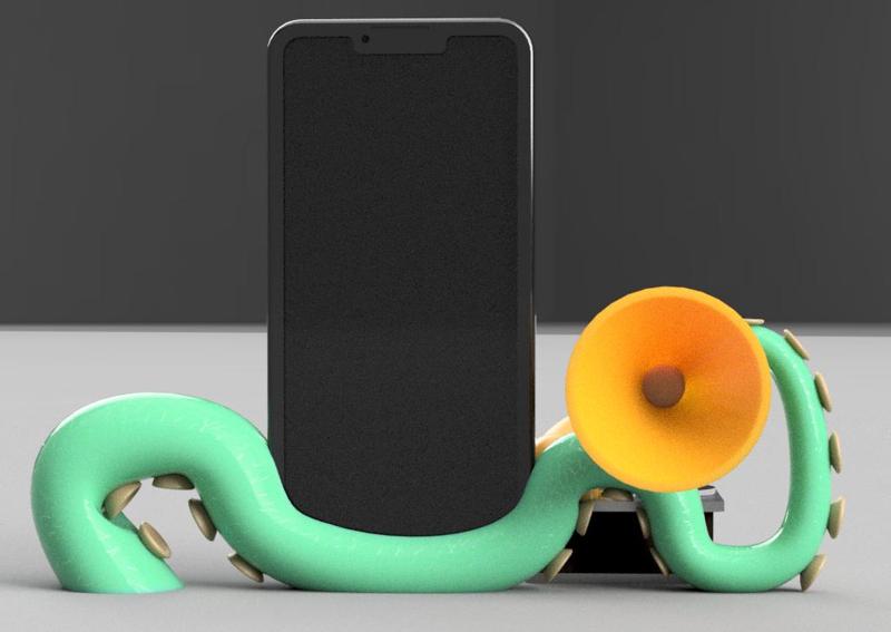Tentacle Phone holder/Speaker