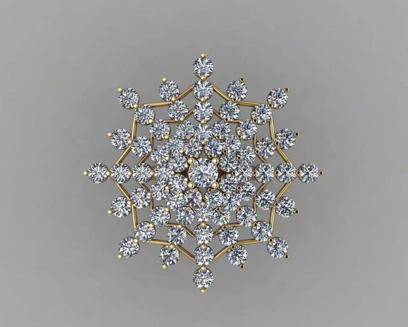 Spider Web Diamond Ring