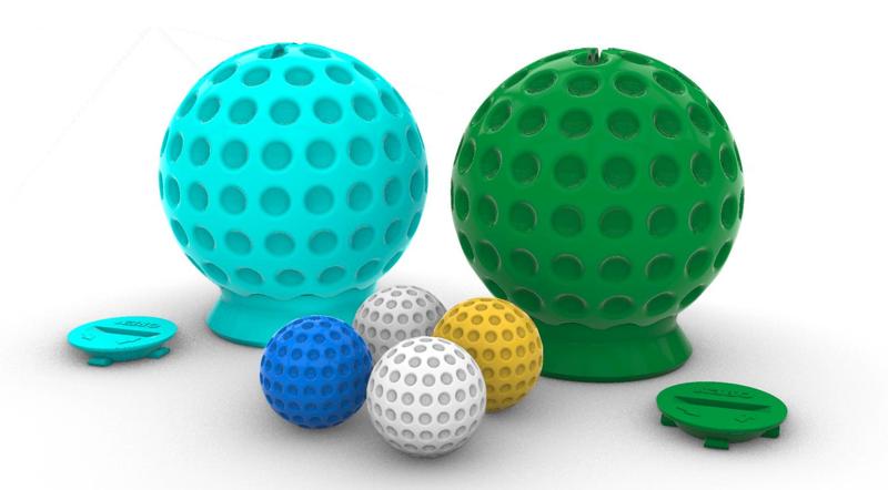 Golf ball money box - Piggy bank GOLF ball
