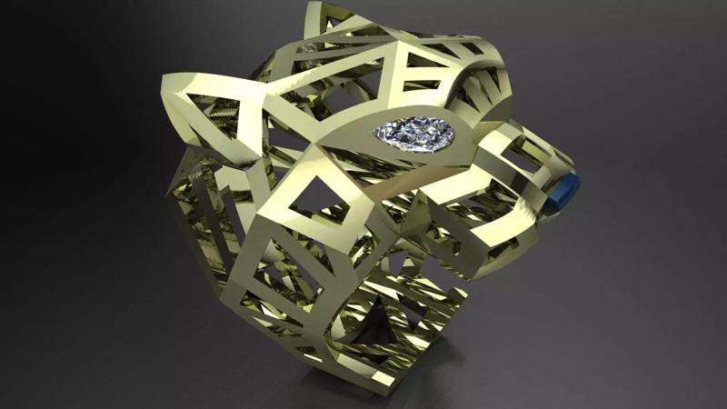 Tiger Leopard Ring 18