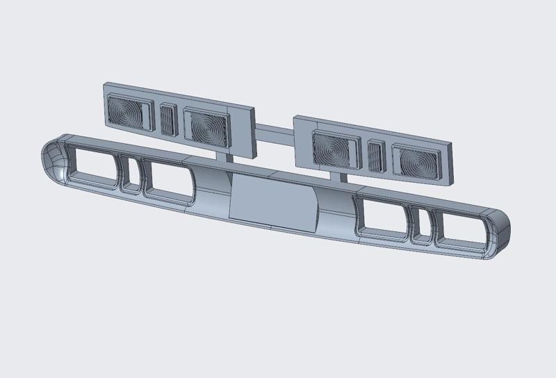1971 Dodge Charger taillights and bezels
