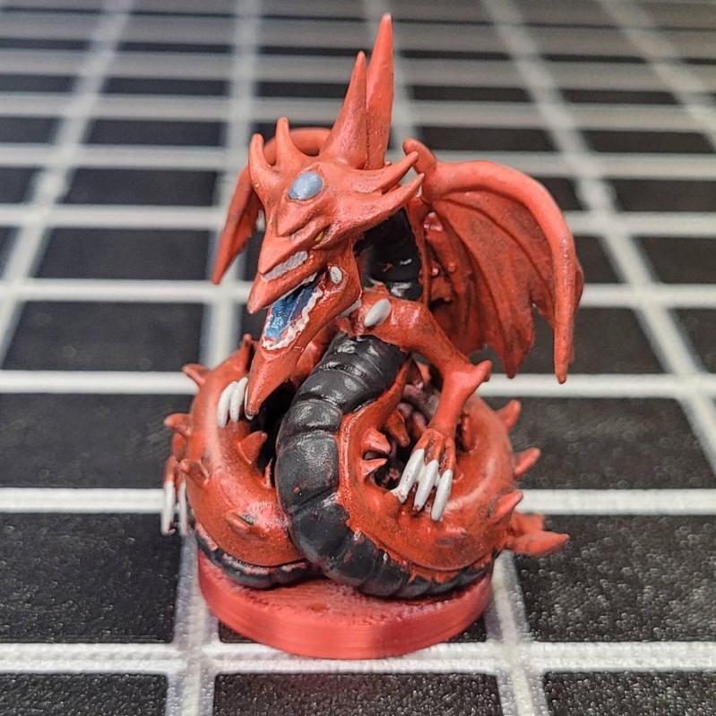 Yu-Gi-Oh! dungeon dice Slifer the Skydragon miniature figure