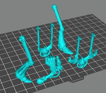 modified parts for old space elf mech