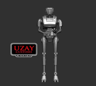 Star wars Mandalorian articulated New_Republic_Security_Droids_  3D print model