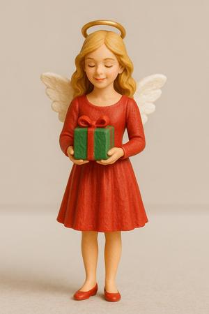 Angel with gift