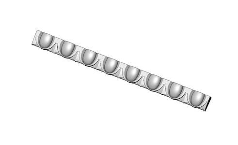 Classic egg and dart molding relief cornice and frieze