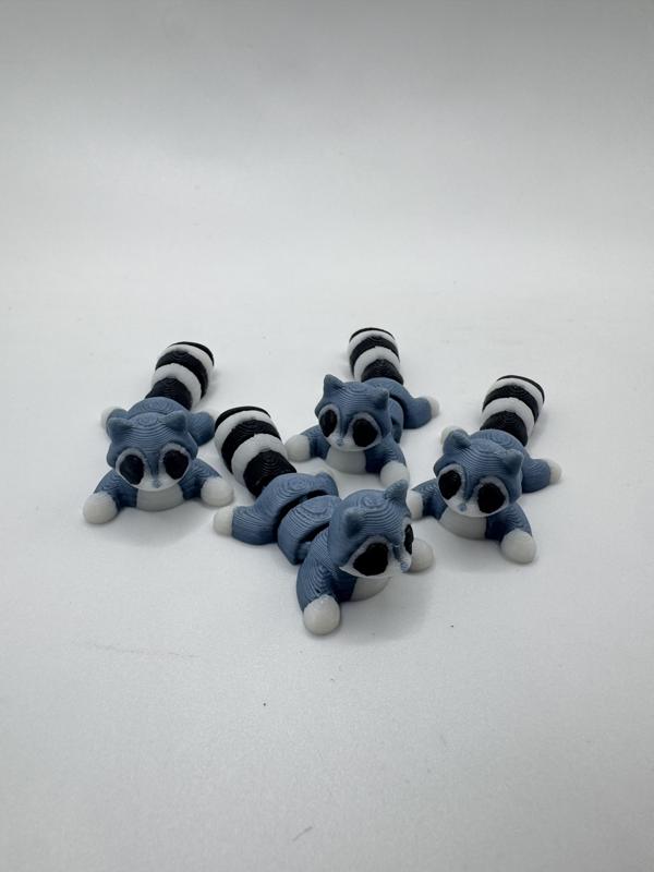 Articulated Racoon (No support, 3mf included)