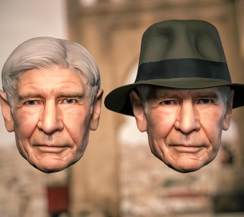 1/6 1/12 Indiana Jones the Dial of Destiny Harrison Ford Head Headsculpt