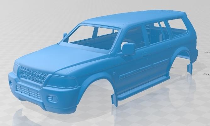 Mitsubishi Pajero Sport 1996 Printable Body Car