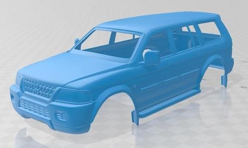 Mitsubishi Pajero Sport 1996 Printable Body Car