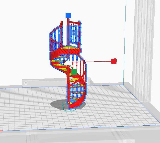 interior ship spiral stairs