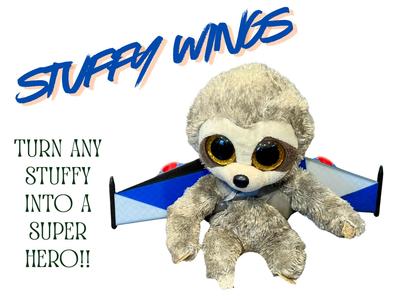 Stuffy Wings... all stuffies are superheroes!
