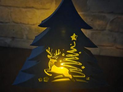 Tealight Holder Christmas Tree
