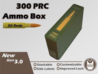 Ammo Storage Box 300 PRC 20 Rounds
