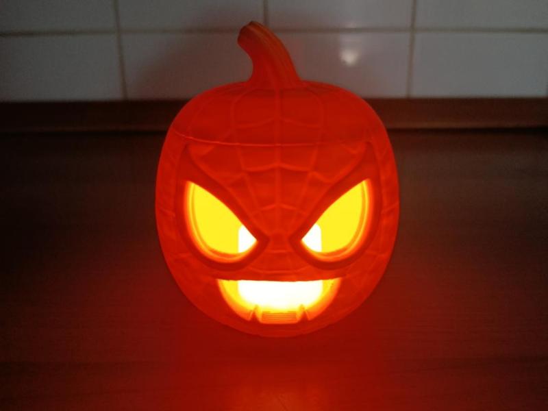 SpiderMan Pumpkin - Halloween 