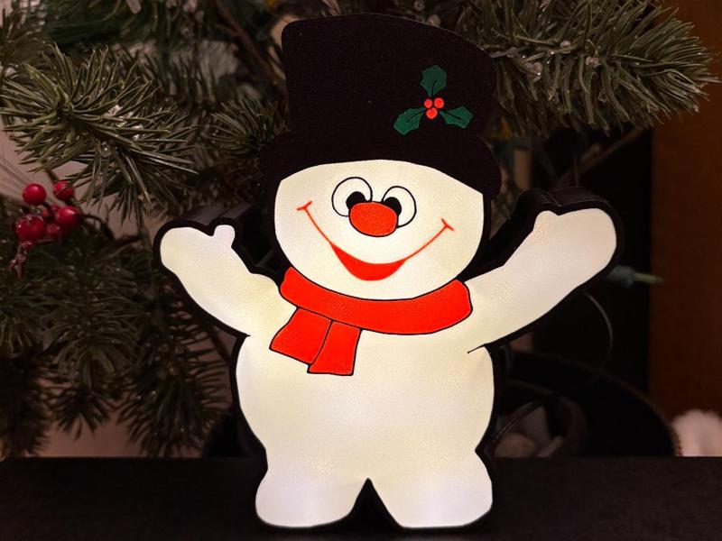 Frosty The Snowman Nightlight Lightbox