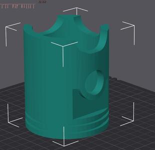 Piston Pen Cup Hutch mount