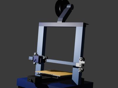 3D Printer Model (Elegoo Neptune 3 Pro)