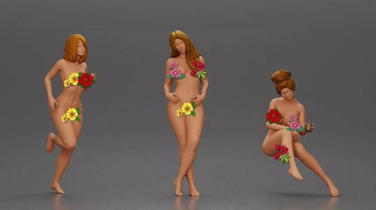 3 Nkaed Women - August 2
