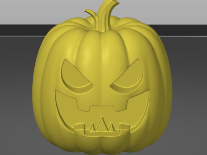 Scary Halloween Pumpkin