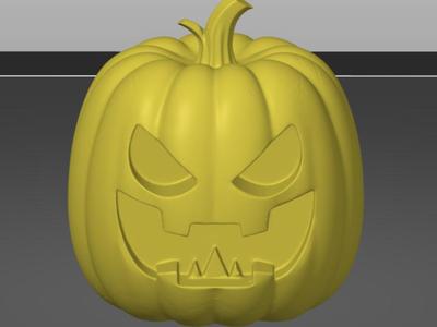 Scary Halloween Pumpkin