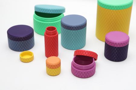 Round Container 01 - Knurled (Parametric)